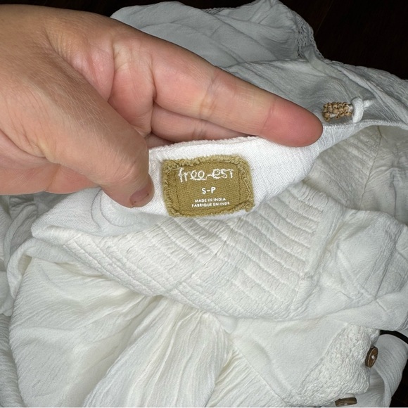Free People Marley Romper white/Ivory XSmall NWT - Picture 7 of 15
